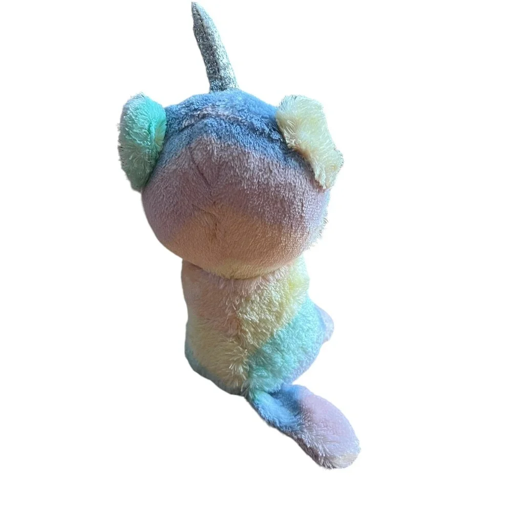 TY Silk Beanie Boos Heather Cat‎ Unicorn UniCat Plush Stuffed Animal Toy Pastel